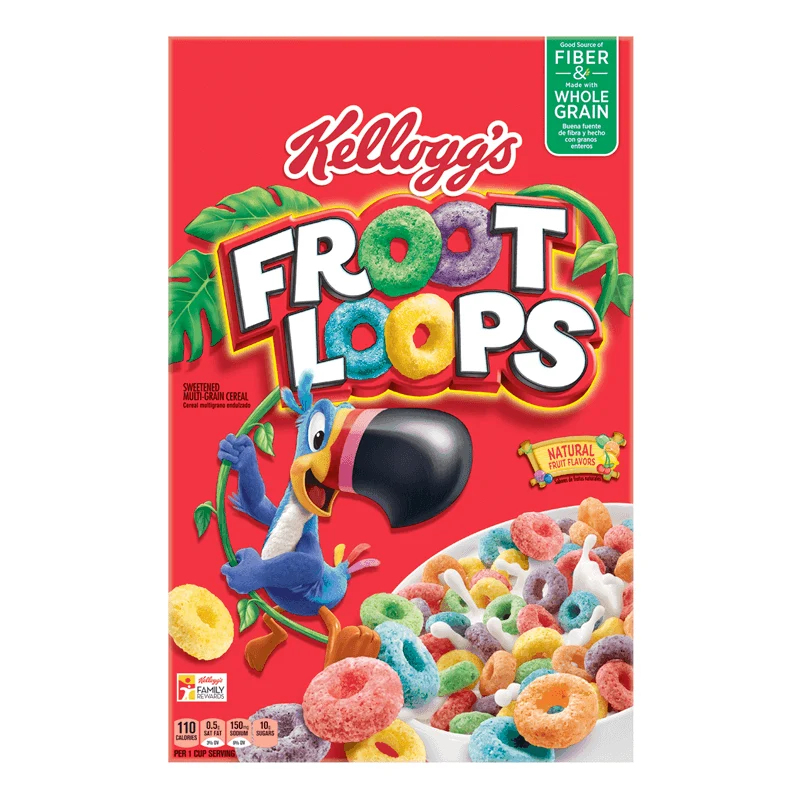 Kellogg's Froot Loops Big Pack, voćne žitarice u maxi formatu