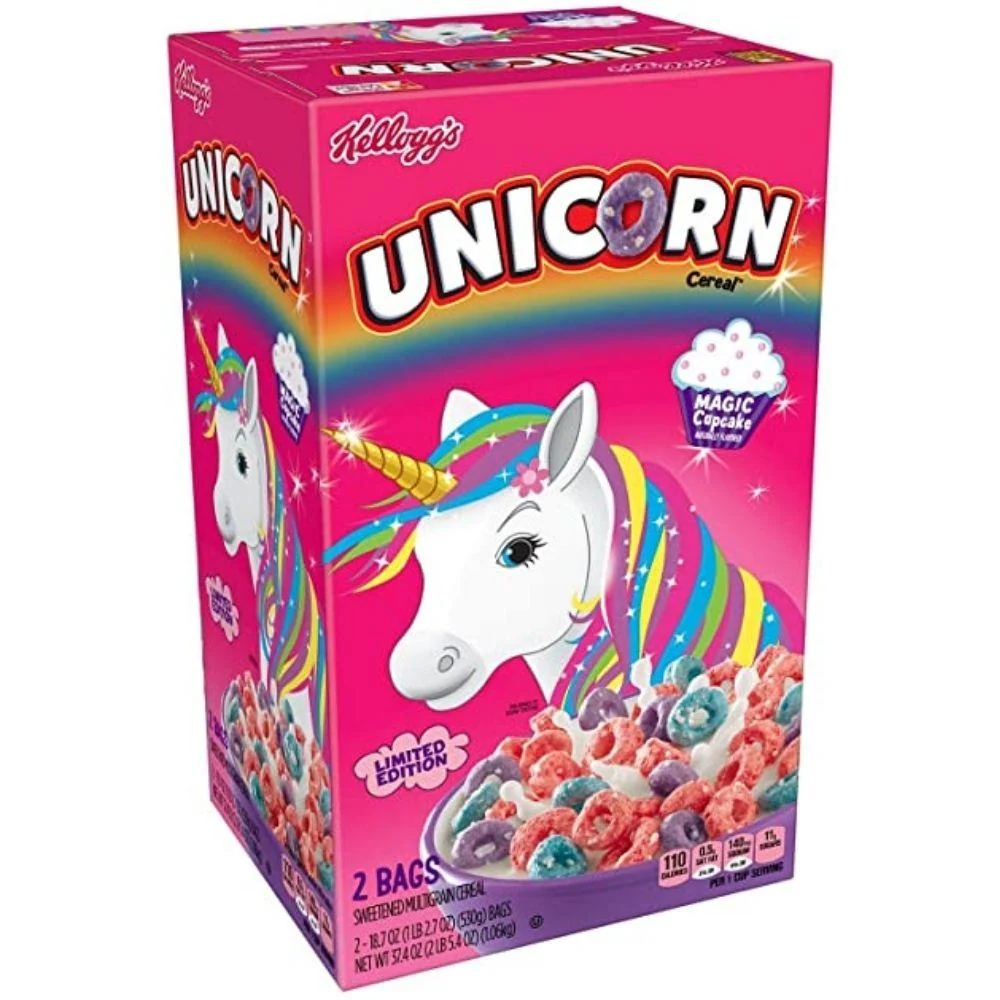 Kellogg's Unicorn Cereal 2 Bags, jednorog žitarice u maxi formatu