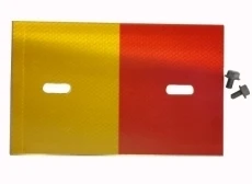 Reflektirajuć ploč Crvena/Žuta (240x150mm)