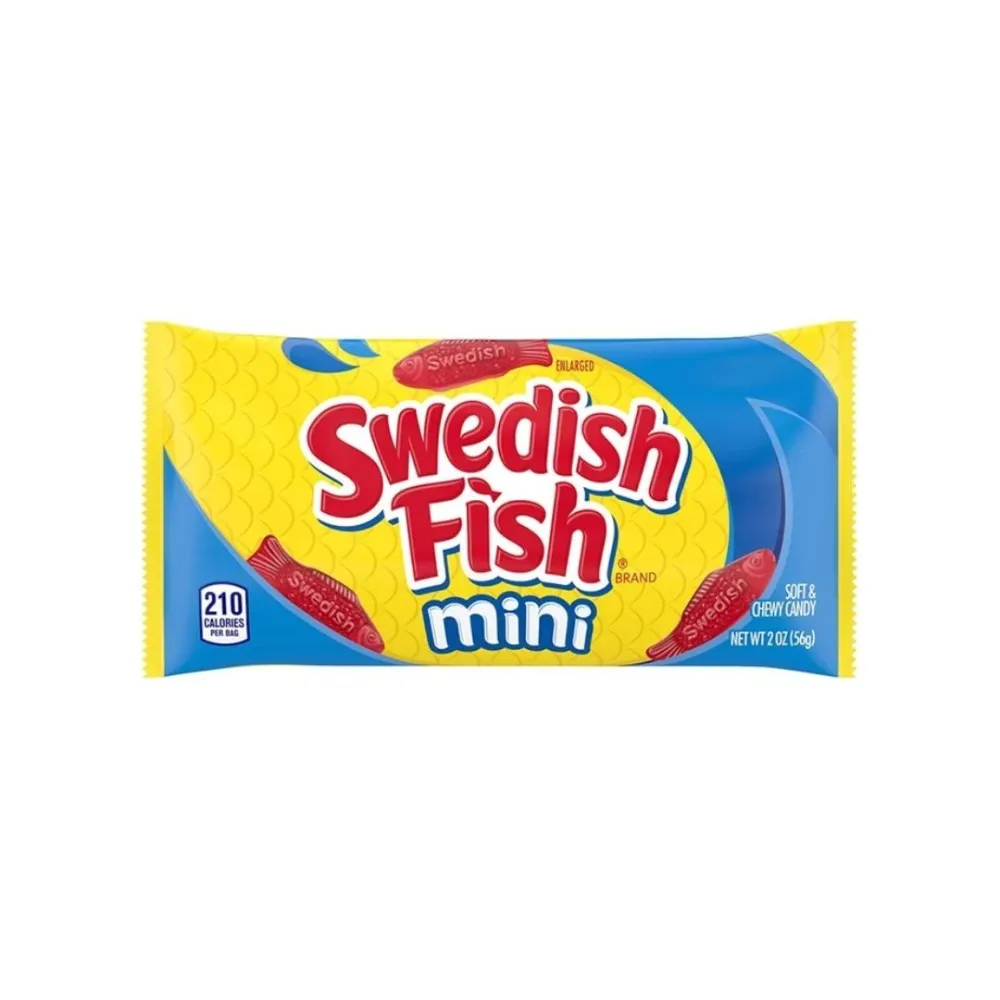 Swedish Fish, gumeni bomboni s voćnim okusom od 56g