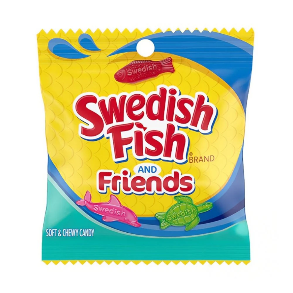 Swedish Fish, kiseli voćni bomboni od 144g