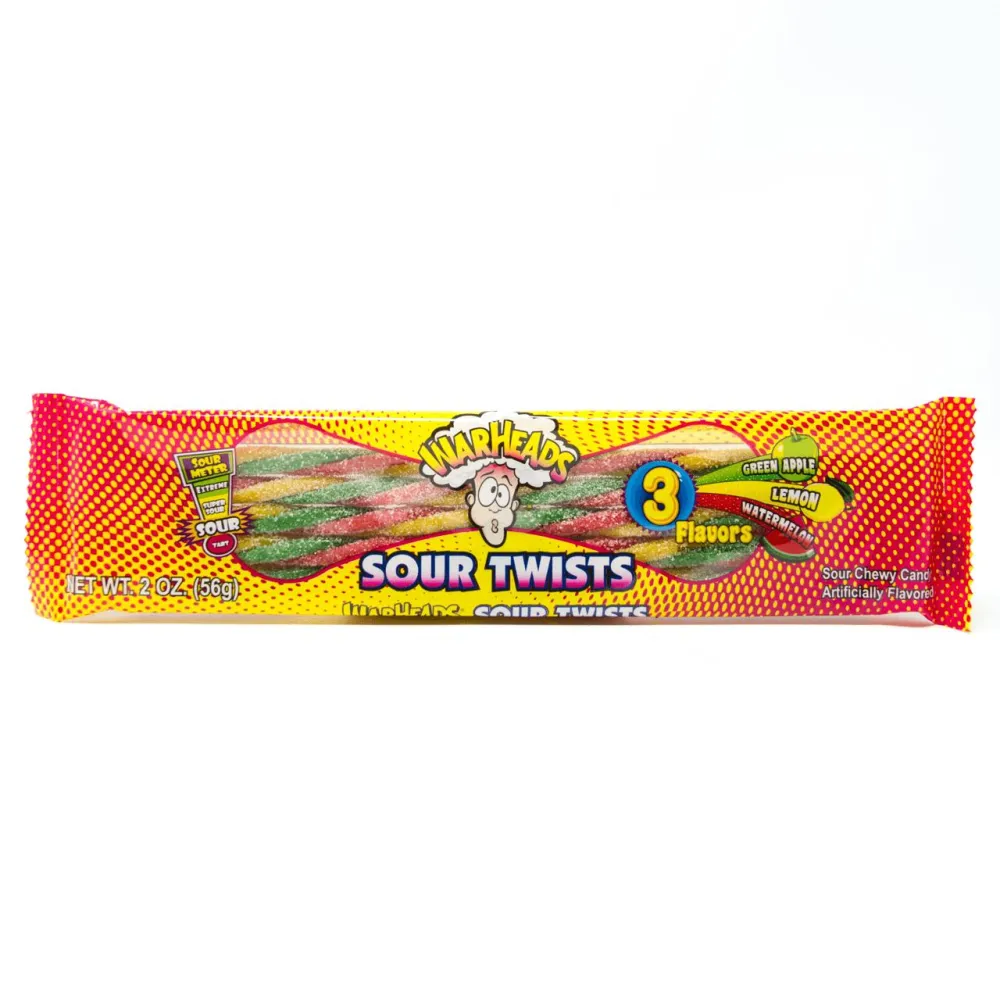 Warheads Sour Twist, kisele bomboni u maxi formatu