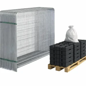 Privremena ograda Set -Standardni- 105m (paneli sa zaobljenim vrhom)