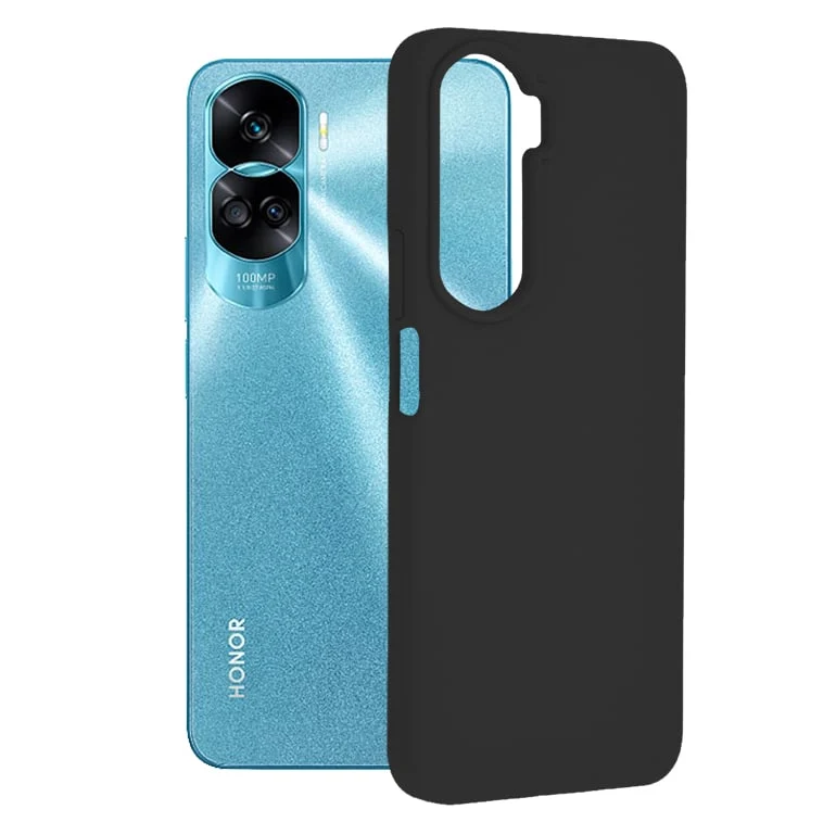 Techsuit - Soft Edge Silicone maska za Honor 90 Lite - crna