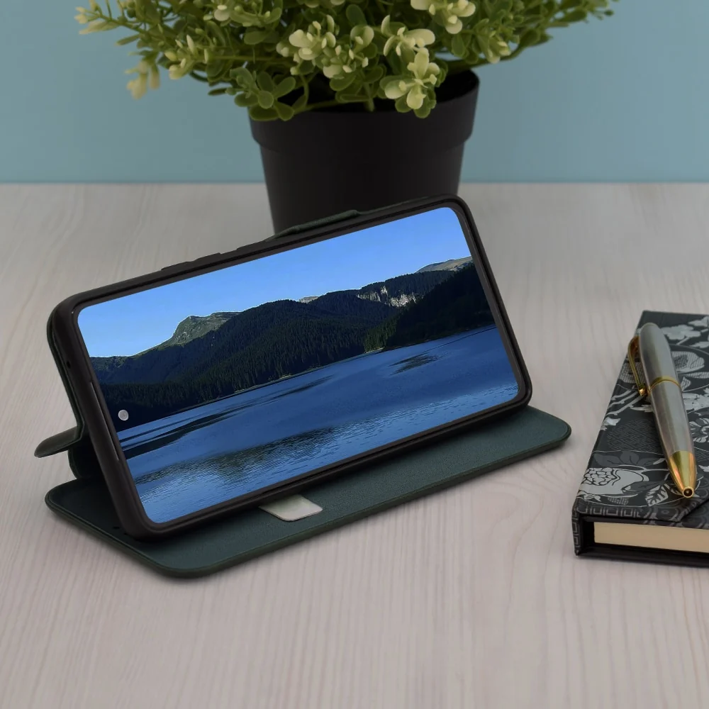 Techsuit Safe Wallet Plus preklopna futrola za Honor Magic6 Lite– tamno zelena