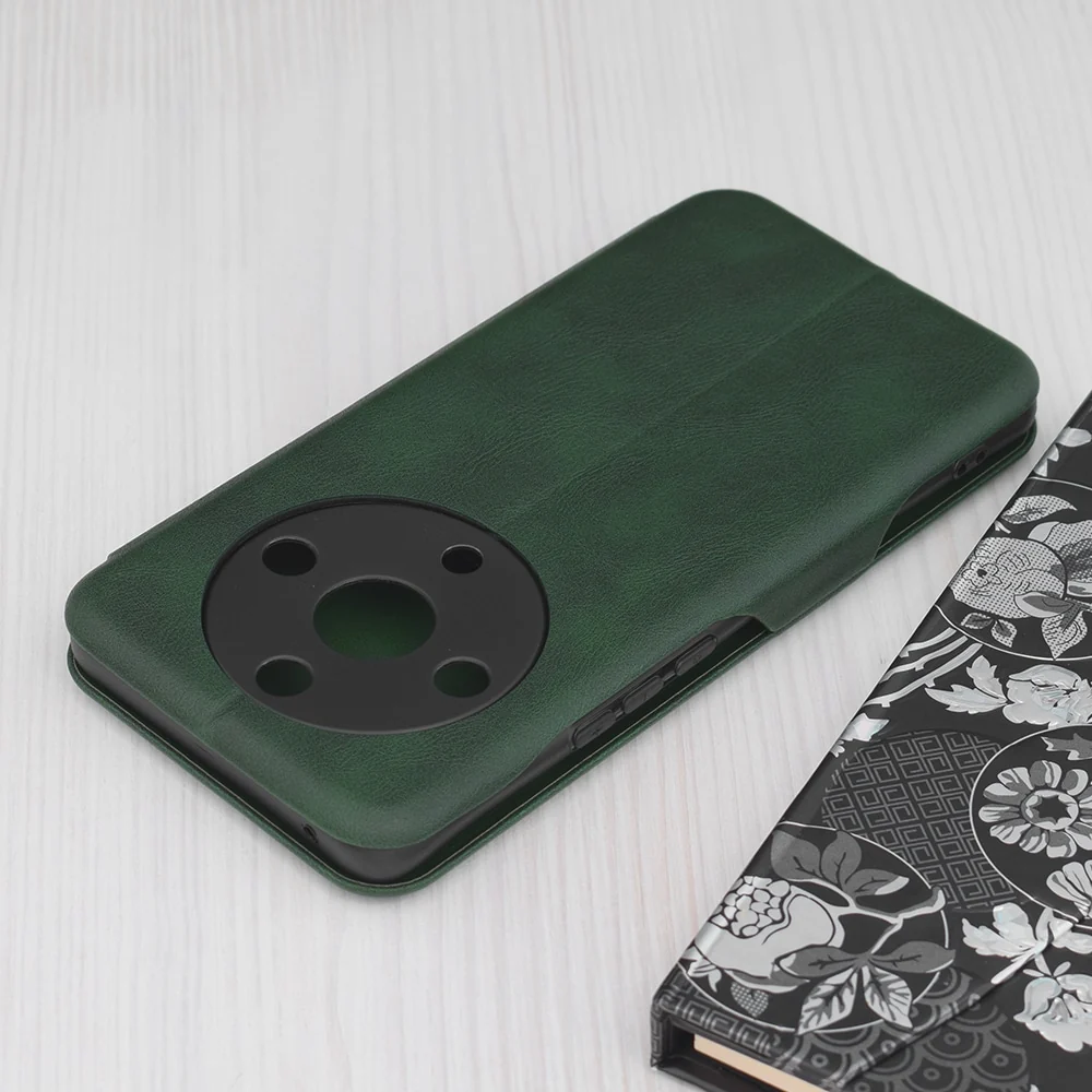Techsuit Safe Wallet Plus preklopna futrola za Honor Magic6 Lite– tamno zelena
