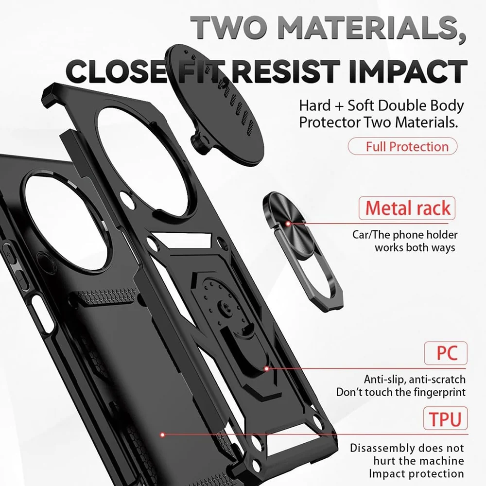 Techsuit – serija CamShield zaštitna maskica za Honor Magic 6 Lite– crna