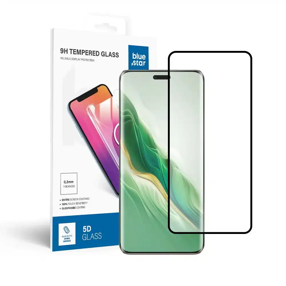 Blue Star 5D kaljeno staklo za Honor Magic6 Pro – crno