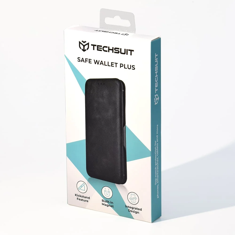 Techsuit Safe Wallet Plus preklopna futrola za Honor Magic6 Pro – tamno zelena