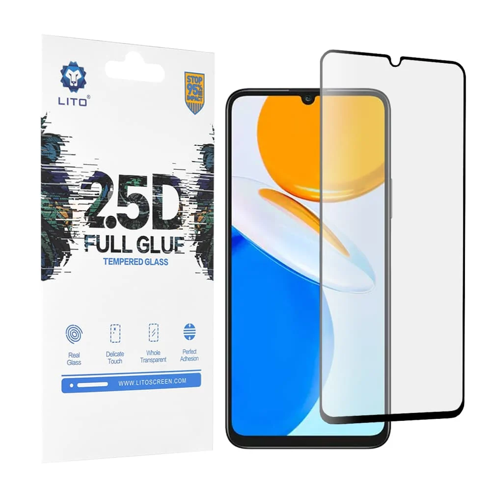 LITO - 2.5D FullGlue staklo za Honor X7 - crno