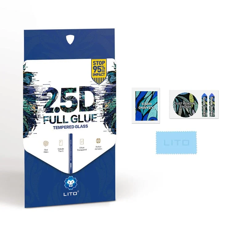 LITO 2.5D FullGlue staklo za Huawei Honor X8 / X8 crno
