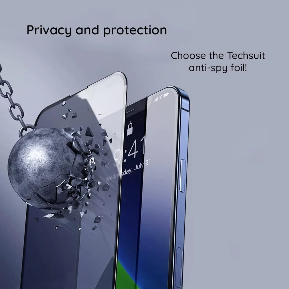Techsuit – 111D kaljeno Privacy Full Glue staklo za Honor X8a / X8 4G
