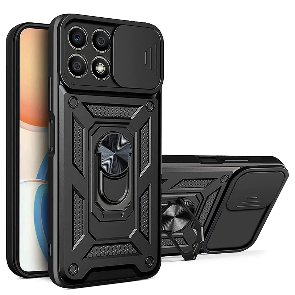Techsuit – serija CamShield zaštitna maskica za Honor X8 – crna