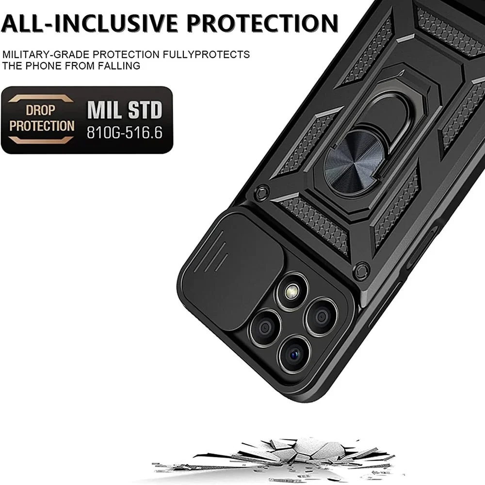 Techsuit – serija CamShield zaštitna maskica za Honor X8 – crna