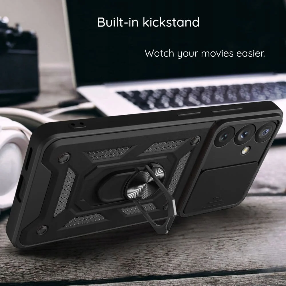 Techsuit – serija CamShield zaštitna maskica za Honor X8 – crna