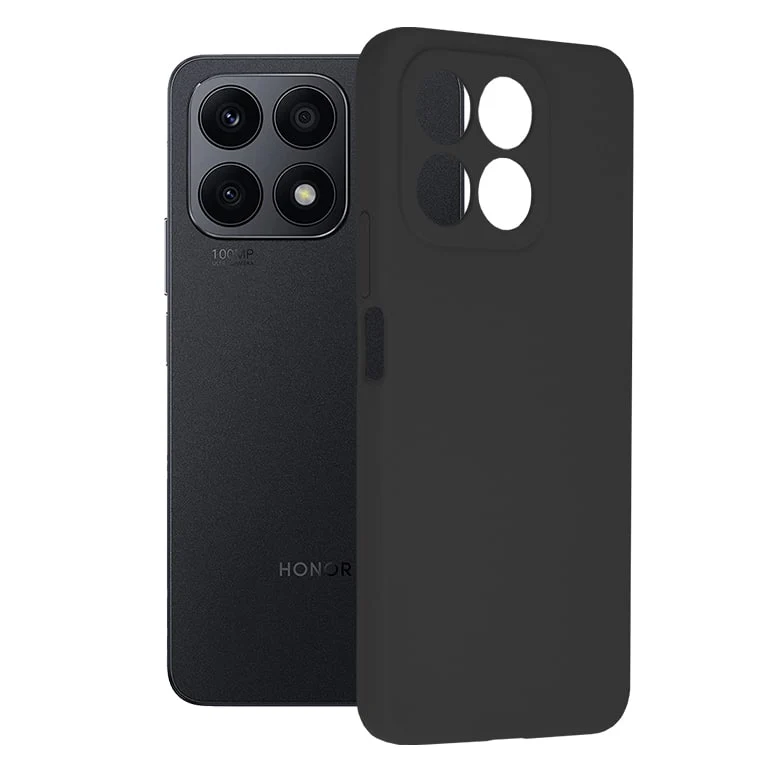 Techsuit Soft Edge Silicone maska za Honor X8a -crna