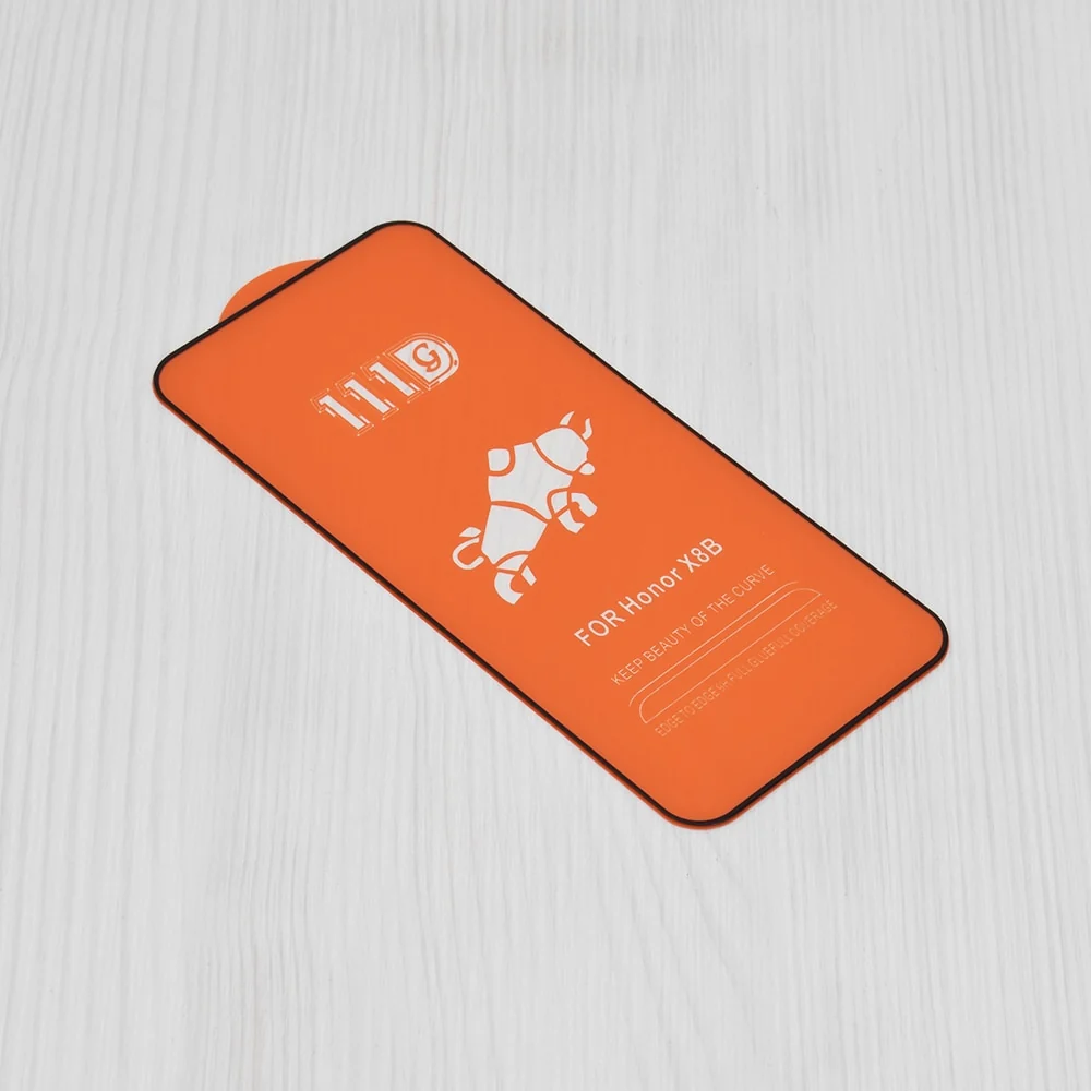 Techsuit - 111D Full Cover / Full Glue Glass za Honor X8b - crno