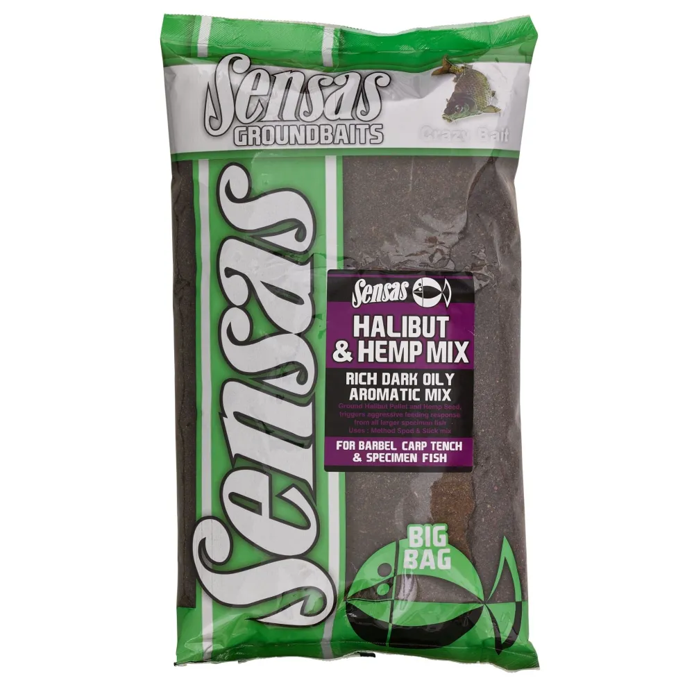 SENSAS BIG BAG HALIBUT & HEMP MIX