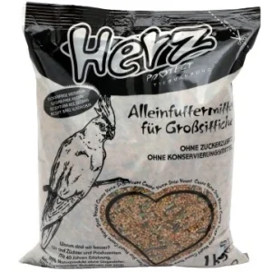 HERZ PROTECT Nimfa, potpuna hrana za srednje papige, 1kg