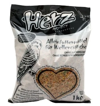 HERZ PROTECT Tigrica, potpuna hrana za male papige, 1kg