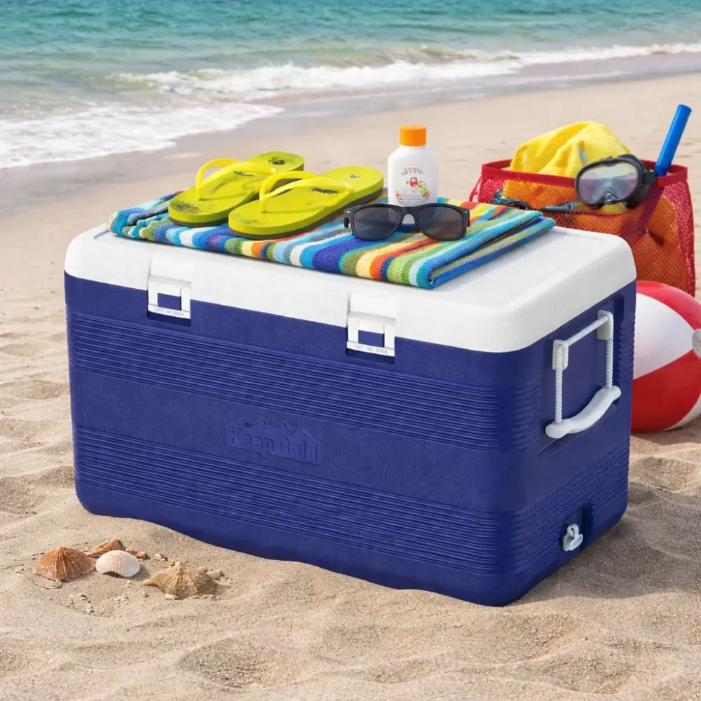 Duramax Deluxe Icebox 100 s PU izolacijom i bočnim ručkama, plava