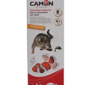 CAMON Interaktivna igračka za mačke, Riba, USB punjiva, 26cm