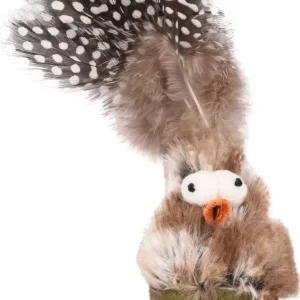 FLAMINGO Natura Delight Wobbler s matatabijem i zvukom ptice, 11cm