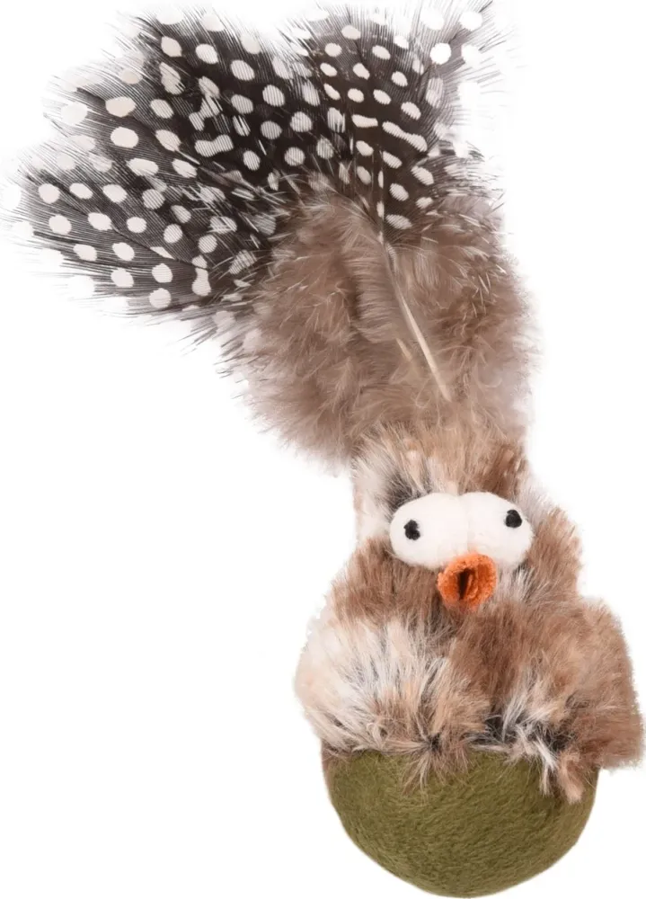 FLAMINGO Natura Delight Wobbler s matatabijem i zvukom ptice, 11cm