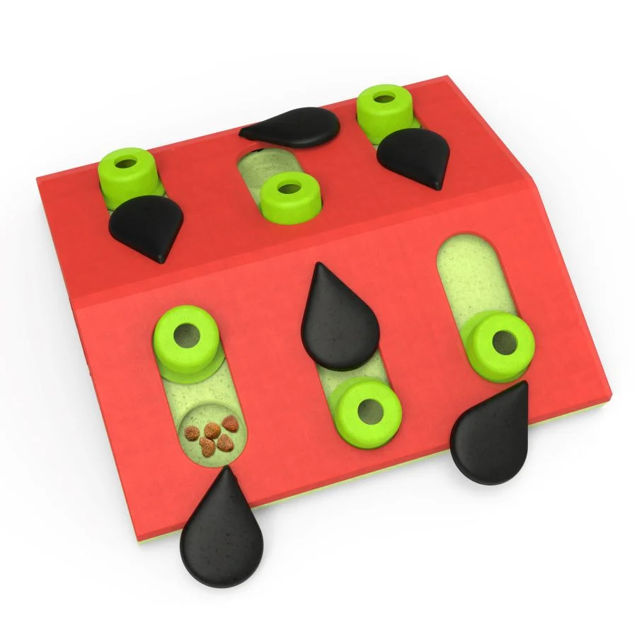 NINA OTTOSSON Puzzle&Play Melon Madness, inter. igračka za mačke, 26,6x7x26,5cm