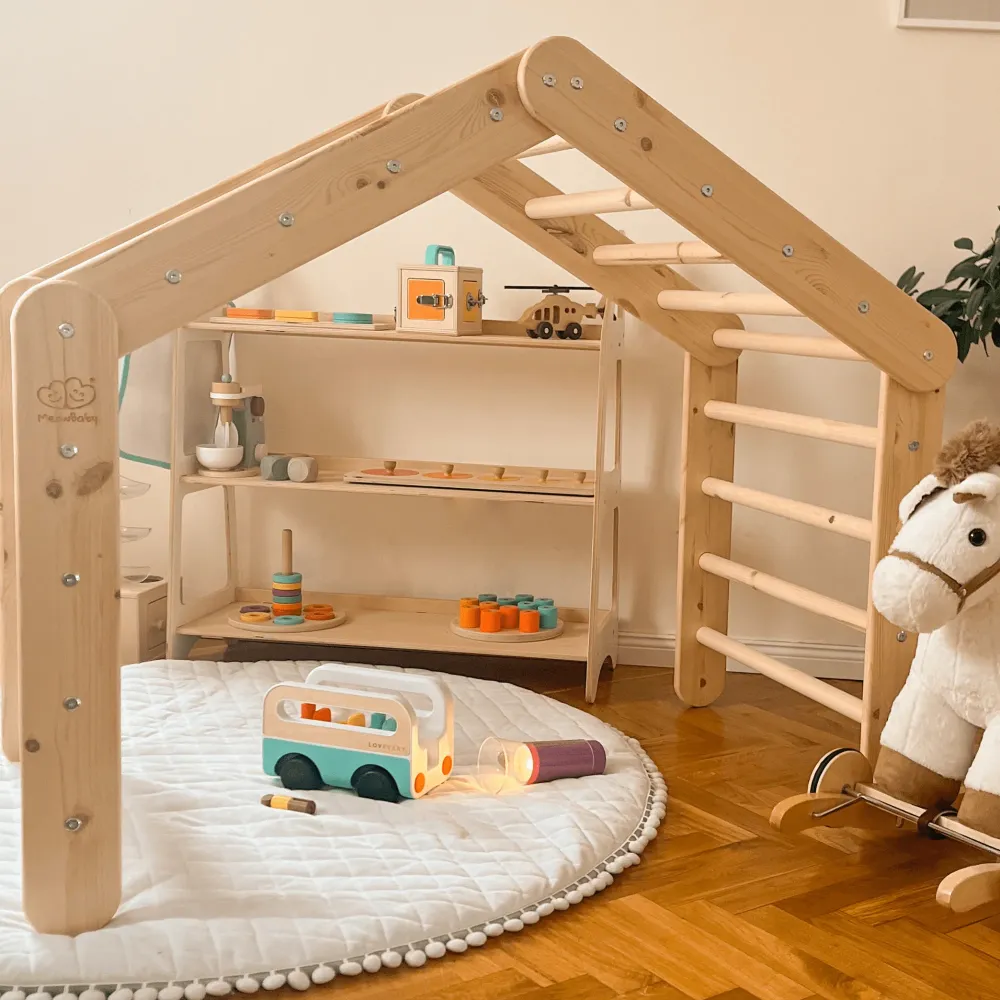 Velika drvena Penjalica za Djecu Montessori