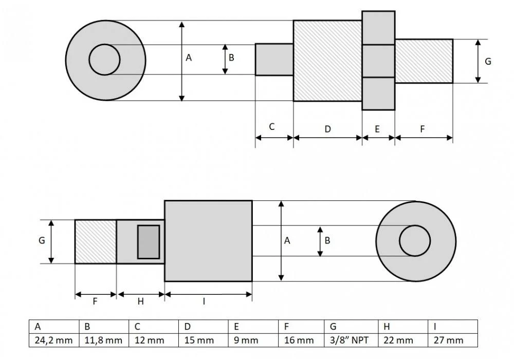 Hohlzylinder (20Ton, 50mm) mit Luft betriebene Hydraulikpumpe (700bar, 1600cm3) (B-70BQ+YG-2050K)