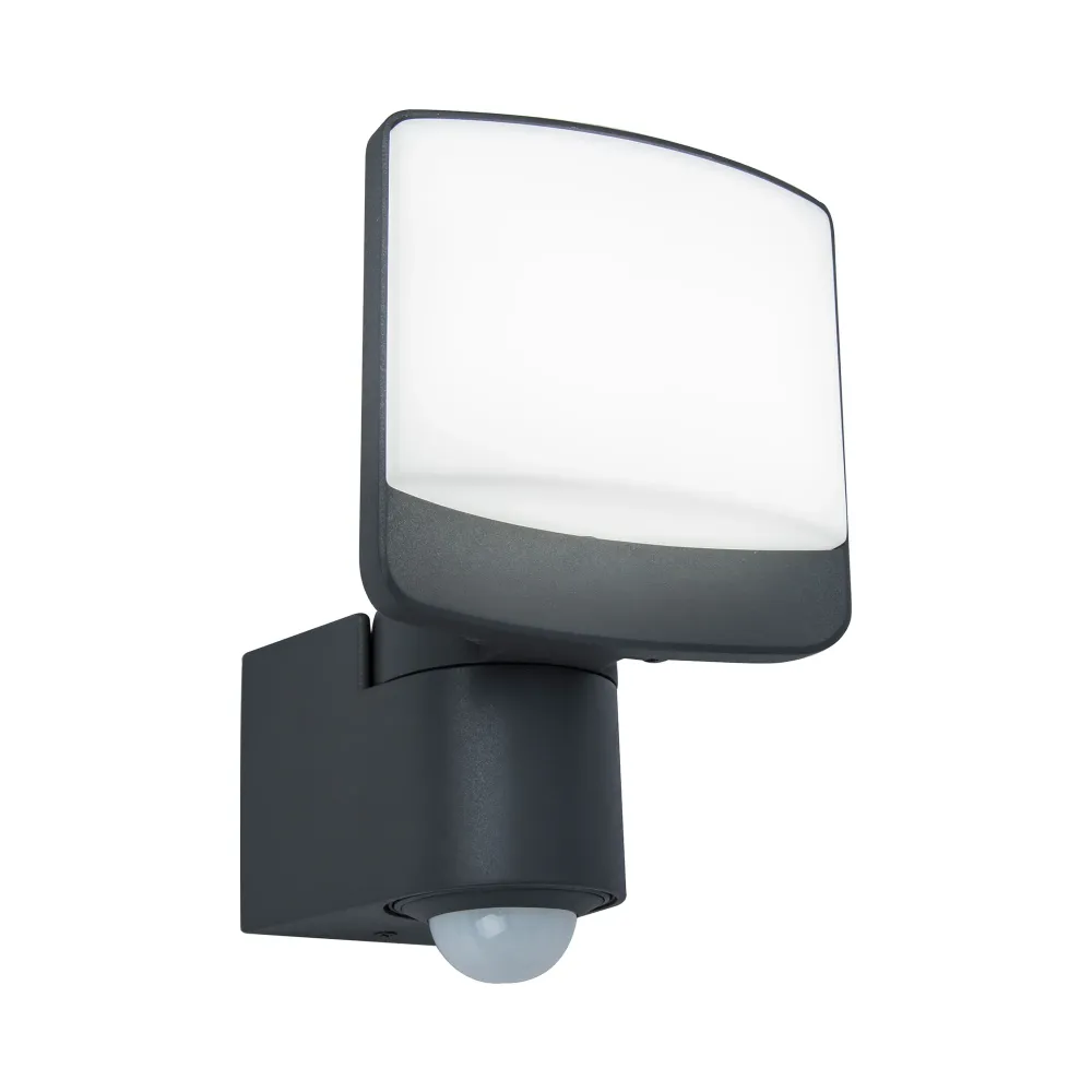 LED reflektor SUNSHINE, senzor pokreta, tamno sivi, 12.5W, 5000K, IP44