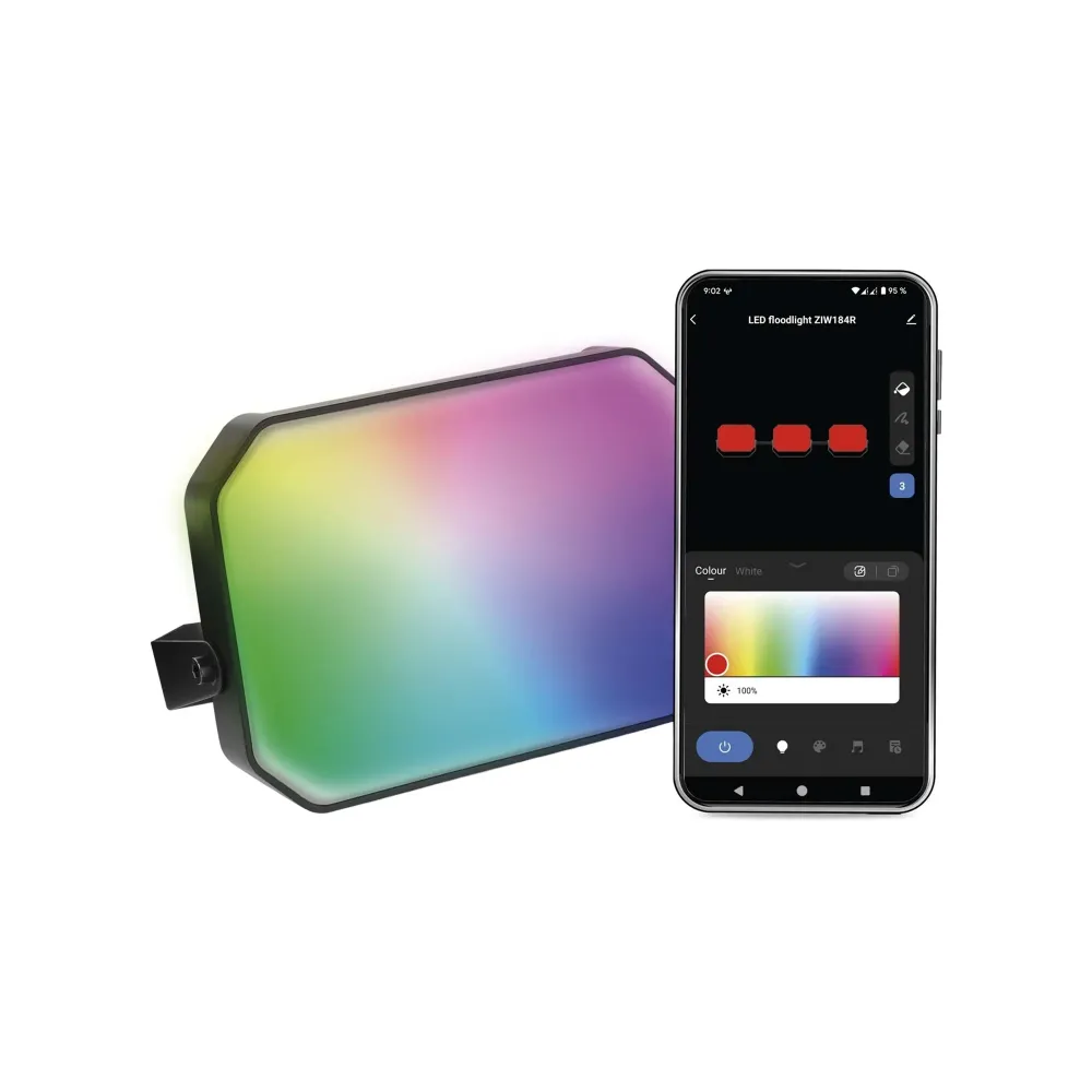 Vanjski LED reflektor, GoSmart, set za proširenje, 1 komad, 4W, RGBIC, WiFi, IP65