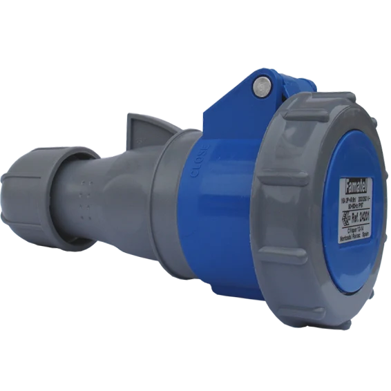Famatel Utičnica spojka 16A, 220-240V, 3 polna (3P+T), H9, IP67 - 24201
