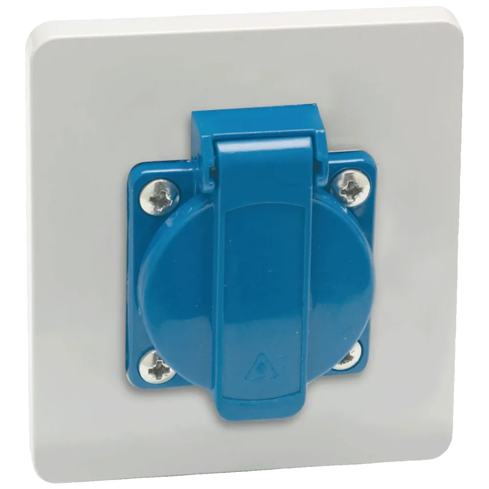 Famatel Utičnica zidna, schuko, 16A, 250V, 1x2P+TTL, IP54 - 3915