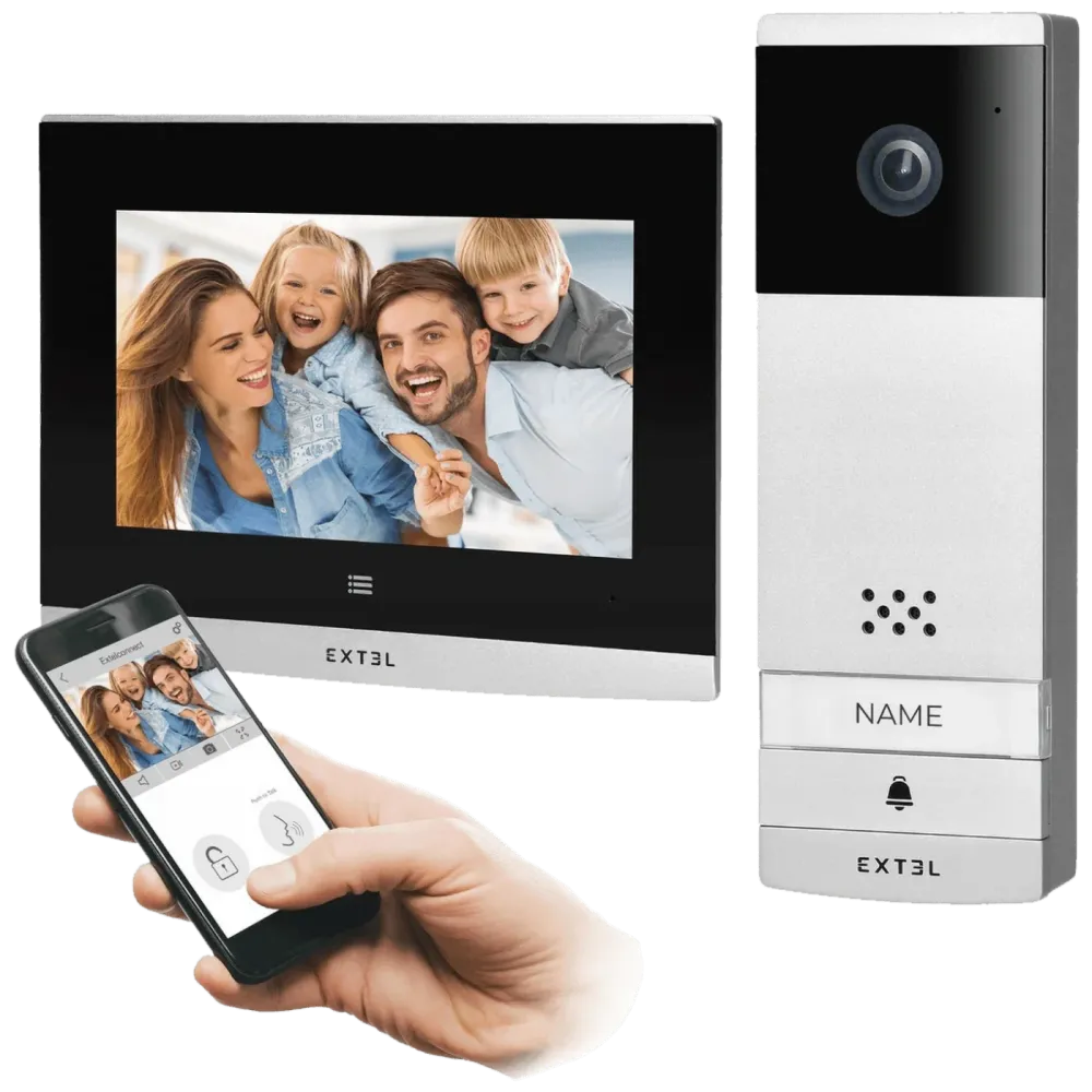 Extel Video interfon 7", bežični set, WiFi Dual Band - 720313