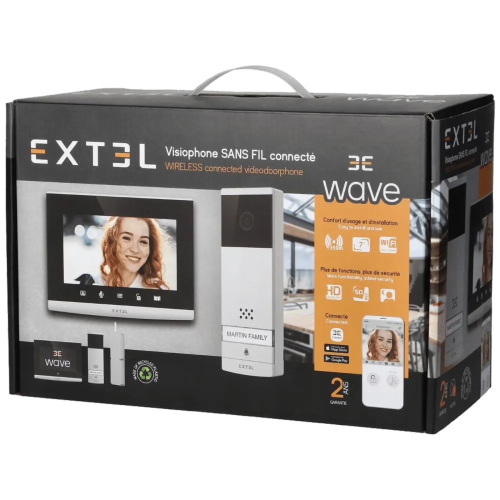 Extel Video interfon 7", bežični set, WiFi Dual Band - 720313