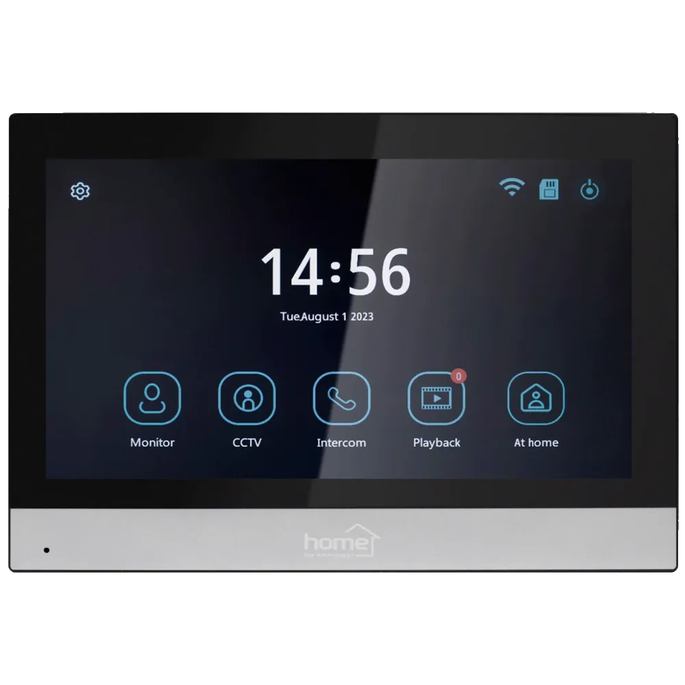 home Žični video interfon, 7" zaslon, AHD kamera, RFID, IP65 - DPV SMART