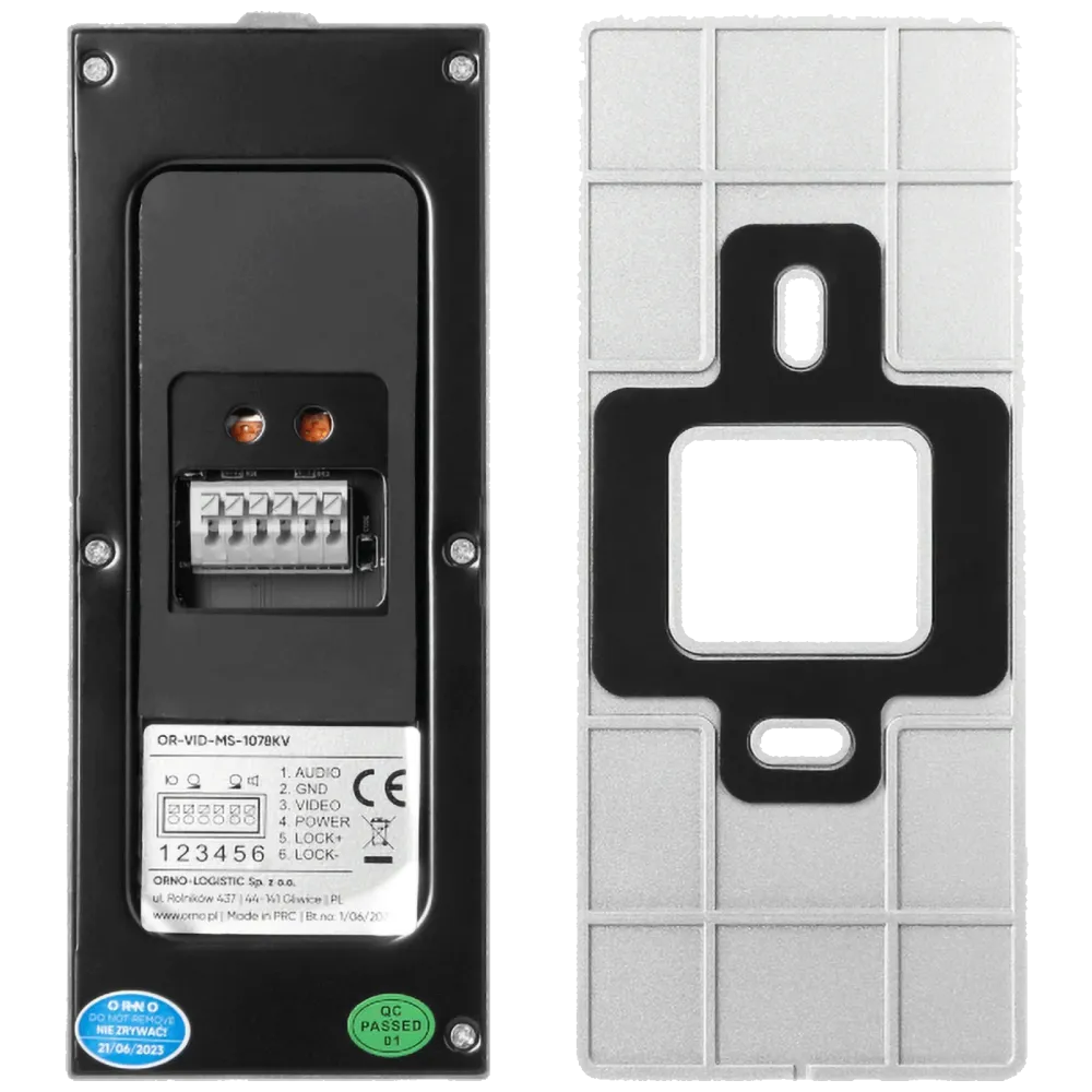 Orno Video interfon 7", set, Full HD, WiFI, IP65, Talos - OR-VID-MS-1078