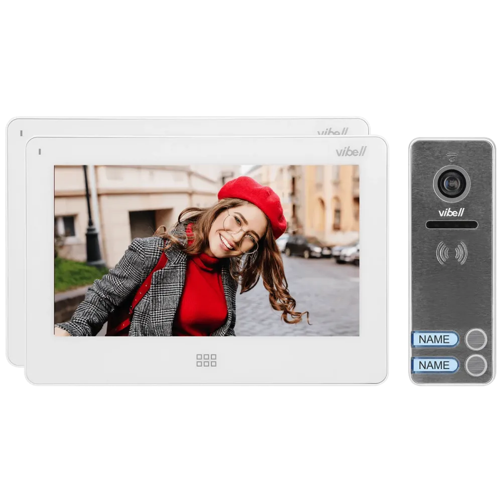 Vibell Video interfon 7", Felis Memo Multi2, set - OR-VID-EX-1064/W