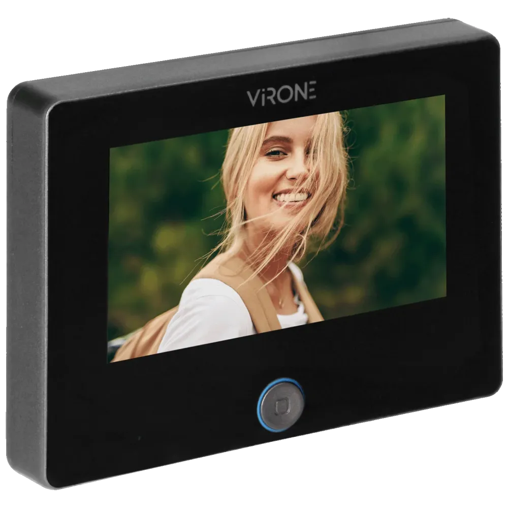 Virone Digitalna špijunka za ulazna vrata, Smart, 4.3", LCD, WiFi - DV-3
