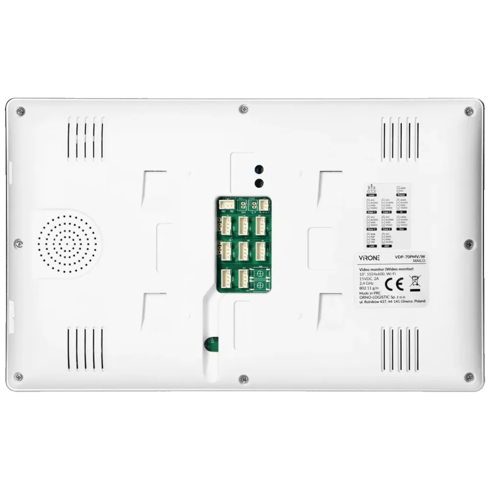 Virone Video interfon 10", WiFi, RFID, Mailo - VDP-70/W