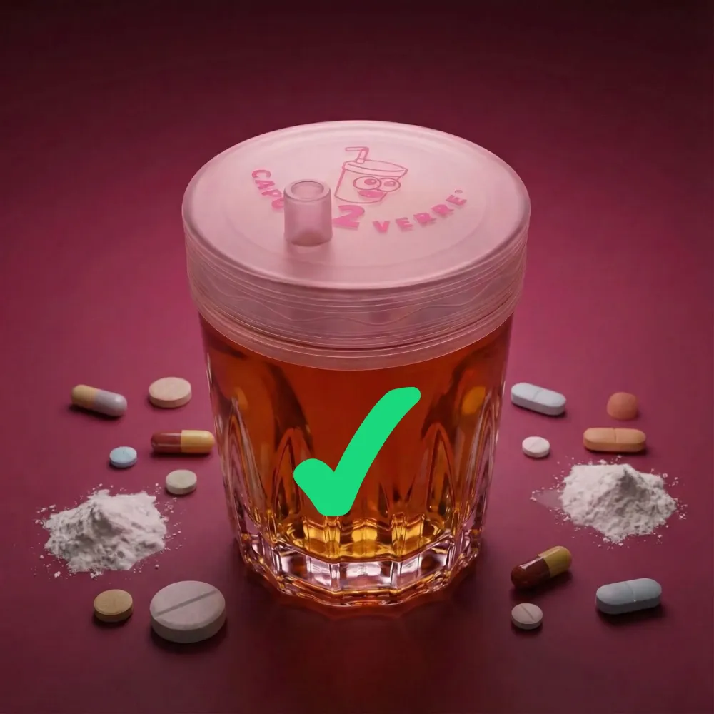 Capote2Verre® - zaštita čše od droge