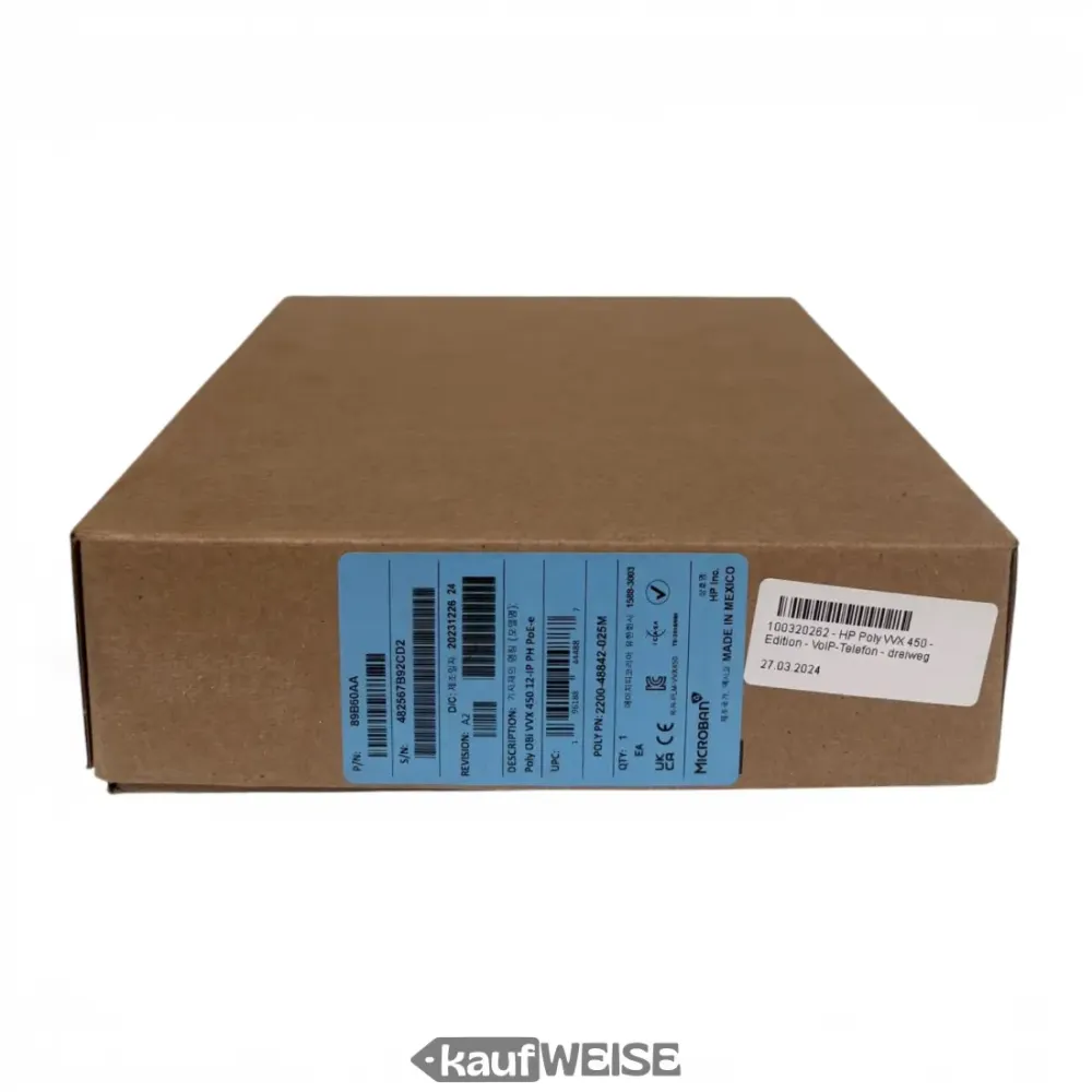Poly OBi VVX 450 IP telefon | 12 linija | PoE