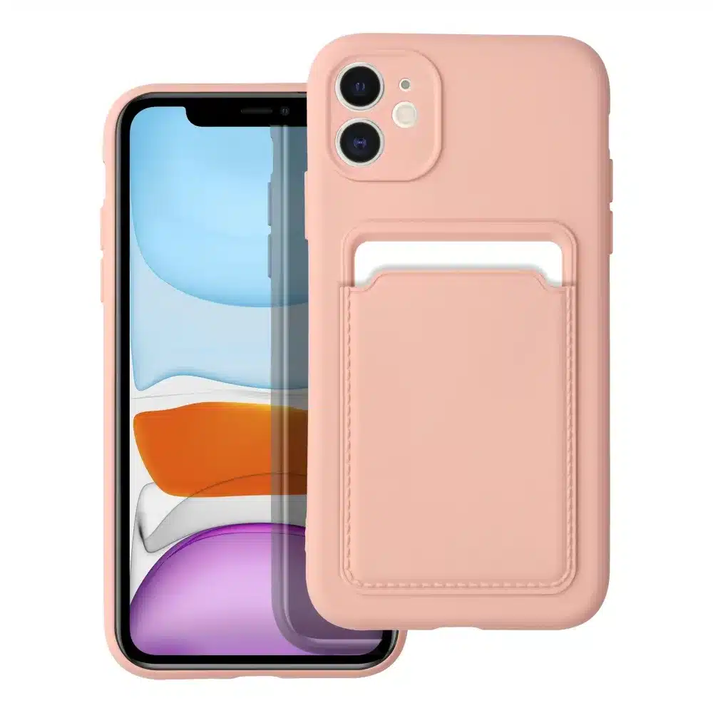 CARD Case maskica za IPHONE 11 pink