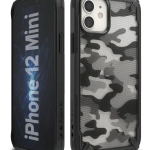 Ringke Fusion X Design izdržljivo kućište s TPU odbojnikom za iPhone 12 Mini Camo