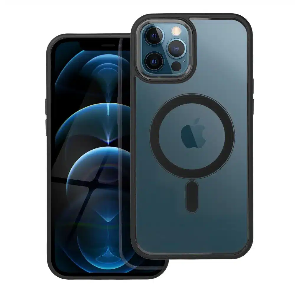 Colour Edge Mag Cover maska kompatibilna s MagSafe za IPHONE 12 PRO MAX crna