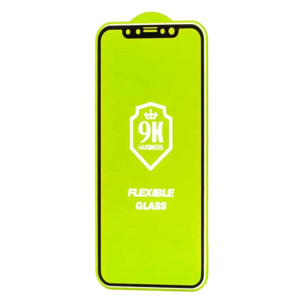 Kaljeno staklo Full Cover Flexi Nano Hibridni zaštitnik zaslona s okvirom za iPhone 12 Pro Max