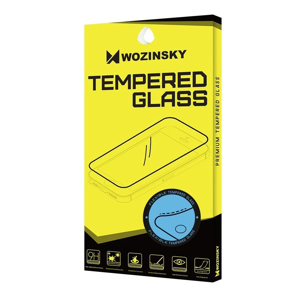 Kaljeno staklo Full Cover Flexi Nano Hibridni zaštitnik zaslona s okvirom za iPhone 12 Pro Max