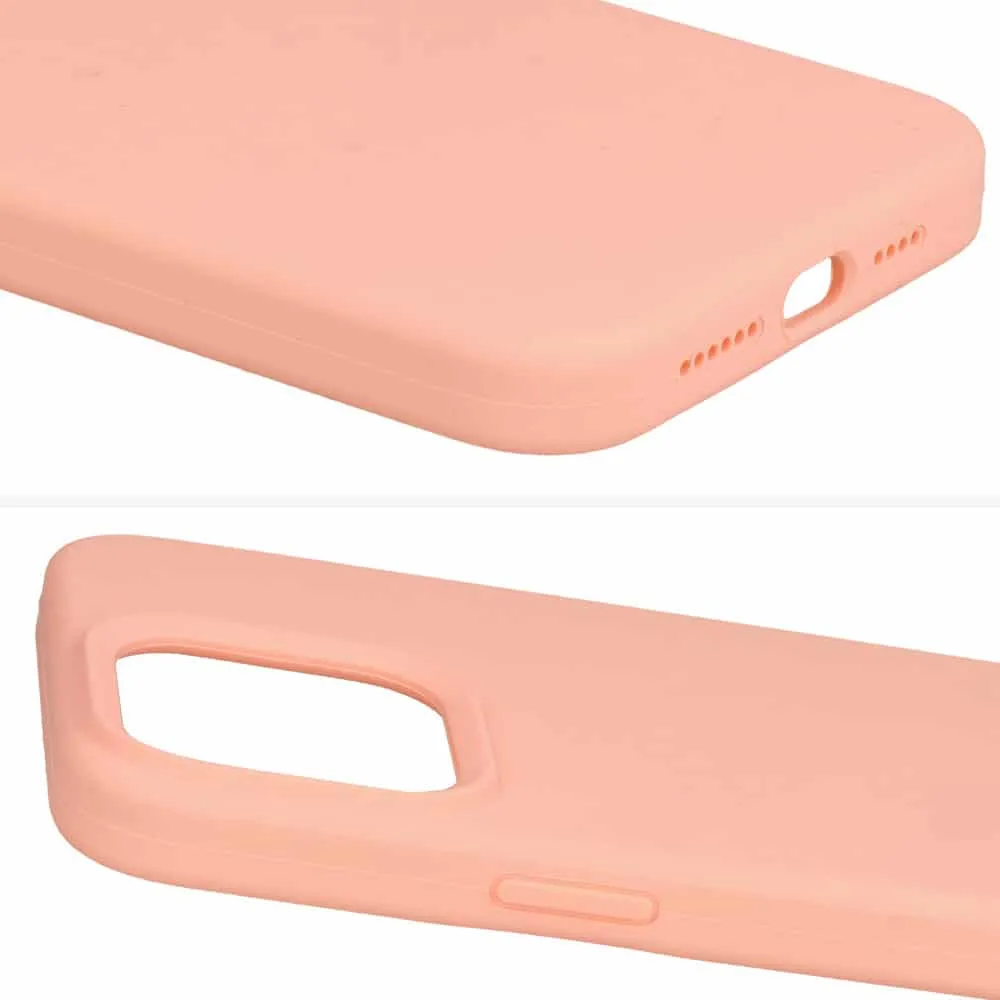 SILIKONSKA LITE MASKA ZA IPHONE 12 PRO MAX boja breskve